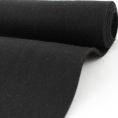 Felt Fabric, Black- Width 90cm