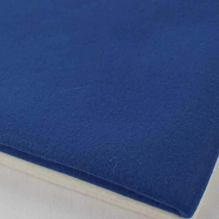 Light Blue 40% Merino Wool Blend Adhesive Felt Crafting Sheets Sz A4 